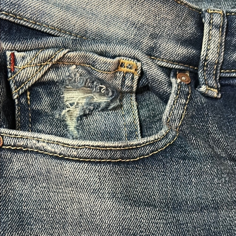 Maurices High Rise Super Skinny Jeans with Natural Fading - Picture 7 of 9
